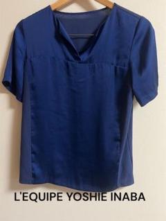L'EQUIPE YOSHIE INABA 半袖シャツ ネイビー40