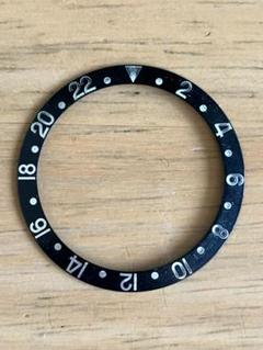 ロレックス純正 GMTマスター 16700 16710 ベゼル インサート 美品 腕時計 修理交換用 社外部品 ベゼルインサート 茶 ブラウン