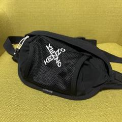 KENZO ボディバッグ ブラック メッシュ - メルカリ