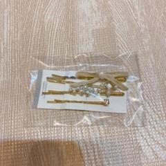 ヘアピン ヘアアクセサリー パール リボン