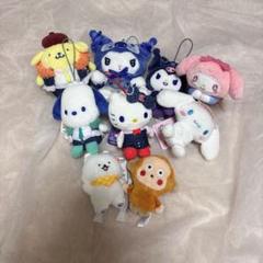 サンリオキャラクターズ　マスコット　キティ　クロミ　シナモン　ポチャッコ