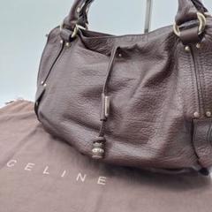 【極美品・保存袋付き】CELINE セリーヌ ビタースウィート ブラウン レザー