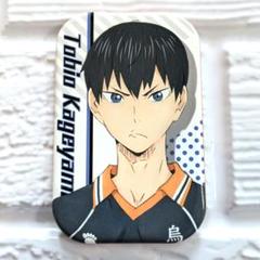 ハイキューまるかく缶バッジ　影山飛雄 ハイキュー!! 影山飛雄 まるかく缶バッジ
