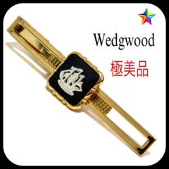 極美品✨ ウェッジウッド ネクタイピン 船モチーフ ブラック/ゴールド