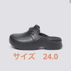 新品タグ付き【GU】ローファークロッグサンダル by rokh【クロ】のサムネイル