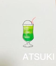 消しゴムはんこ。多色クリームソーダのサムネイル