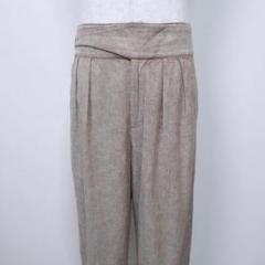 BANANA REPUBLIC リネンコットン　グルカトラウザーズ　ブラウン BANANA REPUBLIC リネンコットン グルカトラウザーズ ブラウン