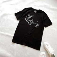 メンズ　Tシャツ　プリントTシャツ　S 黒　ブラック　男女