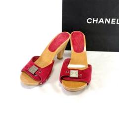 当店在庫してます！ シャネル ココ ピンク ミュール サンダル ハイヒール CHANEL 靴