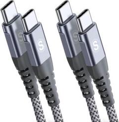 ★タイプC ケーブル 1M 2本セット 60W急速充電 充電ケーブル