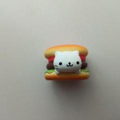 ☆ 美品❗希少❗️☆  にゃんにゃんにゃんこ【NYANKO  BURGER】 にゃんにゃんにゃんこ にゃんこバーガー ぬいぐるみ 猫 ネコ 猫