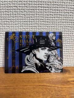 ジョジョの奇妙な冒険【箔押しクリアカード　ジャイロ、ジョニィ】