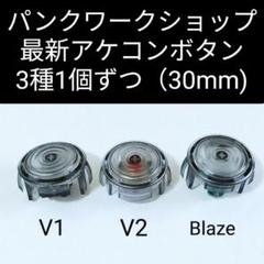 パンクワークショップ24mm13個30mm1個クリアV1ボタン