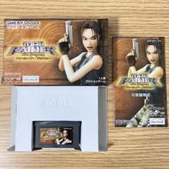 美品　トゥームレイダー　 ゲームボーイアドバンス　アドバンス　gba ￼任天堂