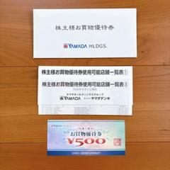 ヤマダホールディングス お買物優待券 500円分のサムネイル