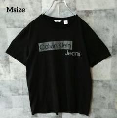 Calvin Klein カルバンクライン Msize ブラック 半袖Tシャツ