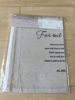 DAISO Far out 布製ポスター 26.3x36.4cm