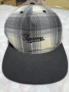 Supreme ブラック チェックキャップ Supreme(シュプリーム) / キャップ/--/ナイロン/BLK/チェック