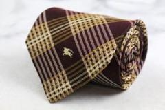 バーバリーズ ブランド ネクタイ シルク チェック柄 Burberrys美品のサムネイル