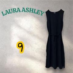 LAURA ASHLEY ローラアシュレイ　ノースリーブロングワンピース 9