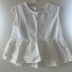ノースリーブフリルシャツ　80-90cm