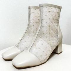 【新品】オリエンタルトラフィック スクエアトゥチュールブーツ/41183