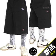 DICKIES【42】ショーツ LA ペイズリー ウエストコースト チカーノ 黒 DICKIES【42】ショーツ LA ペイズリー ウエストコースト