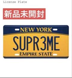 Supreme License Plate 25ss week 3 - メルカリ