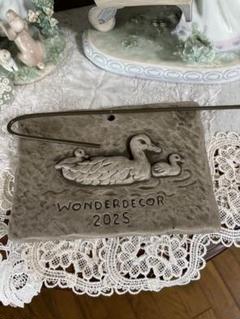 未使用WONDERDECOR ワンダーデコールフック付きイヤープレート 2025 wonderdecor・ワンダーデコール イヤープレート 2025