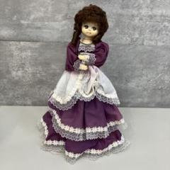 リボン スキヨ人形 フランス人形 昭和レトロ 赤ドレス