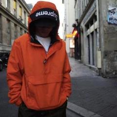 SUPREME Hooded Logo Half Zip Pullover