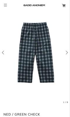 Cityboy 00s ワイドチェックスラックス GADIDANONIEM Cityboy 00s ワイドチェックスラックス GADIDANONIEM