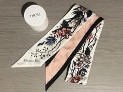Dior ミッツァ ピンク シルクスカーフ - メルカリ
