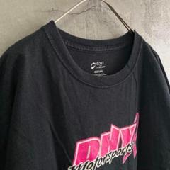 古着 企業系 アメリカ輸入 両面プリント Tシャツ 半袖 黒色 Lサイズ