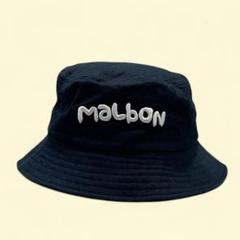 美品 MALBON GOLF マルボン ゴルフ バケットハット ネイビー 60㎝ 美品 MALBON GOLF マルボン ゴルフ バケットハット ネイビー 60