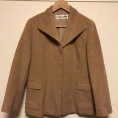 美品　クリスチャンオジャール　レザージャケット　コート　ノーカラー　裏地総柄 CHRISTIAN AUJARD（クリスチャン・オジャール）のジャケット