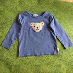 Steiff クマ刺繍 長袖Tシャツ 86