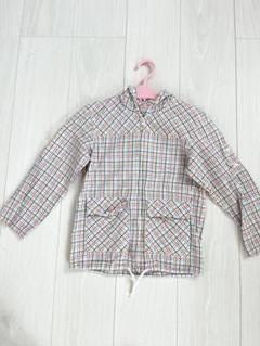 子供用　ジャンパー　上着　薄手　チェック柄ジャケット 120cm