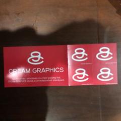 当時物★90sCream graphics クリームグラフィックス ステッカー