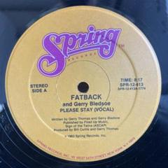 fatback With Love レコード Fatback Band / With Love(Promo LP) / Spring 1983 US