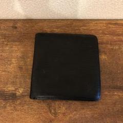 ルイヴィトン サイフ 財布 革 レザー 黒 ブラック