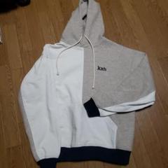 KITH グレー パーカー 中古・古着通販】KITH (キス) パーカー グレー サイズ:M