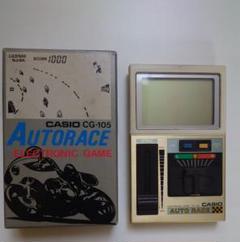 希少レトロゲーム　箱付き CASIO カシオ CG-105  AUTO RACE 希少レトロゲーム 箱付き CASIO カシオ CG-105 AUTO RACE - メルカリ