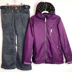 remyu♪美品✨ESTIVO スノーボード ウェア 上下セット デニム風 remyu様専用♪美品✨ESTIVO スノーボード ウェア 上下セット