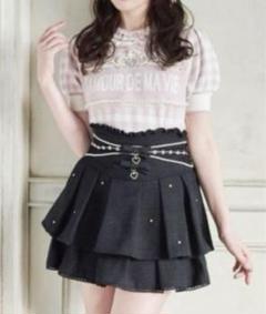 LIZLISAビジューリボンカットアウトライクスカパン ビジューリボンカットアウトライクスカパン ｜ LIZ LISA