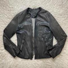 sisii：シングルライダース（オリーブグリーン） sisii シシ シングルライダース ジャケット Sisii レディース