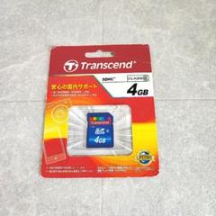 新品 Transcend SDHC 4GB CLASS 6 メモリーカード