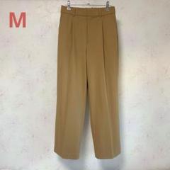 【美品】UNIQLO タックワイドパンツ M レディースユニクロ