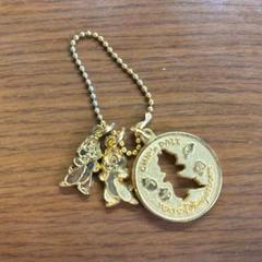 チップ　デール　チップとデール　ゴールド　キーホルダー　ストラップ　ディズニー