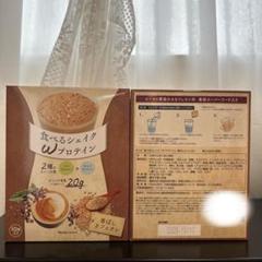 新入荷ナリス 食べるシェイクWプロテイン 香ばしカフェオレ6箱 食べるシェイク Wプロテイン 香ばしカフェオレ 357g(35.7g×10袋